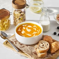 MALACASA Luna Set de 6 Boluri pentru Cereale din Porțelan, 640 ml, Set Boluri pentru Supă, Salată, Desert, Mic Dejun, Ceramică, Boluri Mari pentru Paste, Fructe, Alb 6