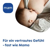 Protector mamar pentru alăptare MAM Extra Soft, mărimea M (Ø 20 mm), 2 bucăți, contact maxim cu pielea 5