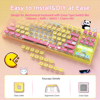 MAMBASNAKE 120 Gombos PBT Pudding Keycap Szett ASA Profil Mechanikus Billentyűzethez 4