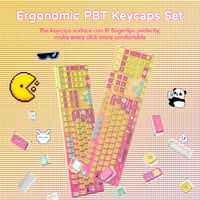 MAMBASNAKE 120 Gombos PBT Pudding Keycap Szett ASA Profil Mechanikus Billentyűzethez 6