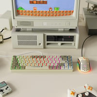 MAMBASNAKE AK680 Mechanikus Billentyűzet 68 Gomb + Gaming Egér 6400 DPI RGB 8