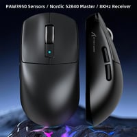 MAMBASNAKE ATTACK SHARK R6 39g Wireless Gaming Egér PAW3950MAX Szenzor 8K DPI42000 5