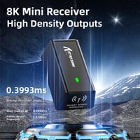 MAMBASNAKE ATTACK SHARK R6 39g Wireless Gaming Egér PAW3950MAX Szenzor 8K DPI42000 3