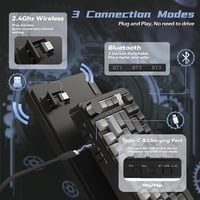 MAMBASNAKE Attack Shark X85PRO Wireless Gamer Billentyűzet TFT Kijelzővel és Forgatógombbal - Moonlight (Linear Blueberry Switch) 4
