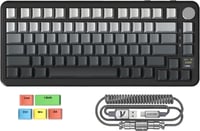 MAMBASNAKE Attack Shark X85PRO Wireless Gamer Billentyűzet TFT Kijelzővel és Forgatógombbal - Moonlight (Linear Blueberry Switch) 1