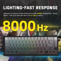 MAMBASNAKE X Attack Shark X68PRO 8KHz Wireless Gaming Billentyűzet RGB 4