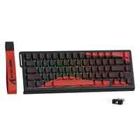 MAMBASNAKE X Attack Shark X68PRO HE 8KHz bežična gaming tipkovnica RGB - crveni obrub 1