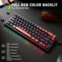 MAMBASNAKE X Attack Shark X68PRO HE 8KHz Wireless Gaming Billentyűzet RGB Piros 8