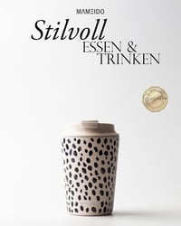 MAMEIDO 350 ml termosz bögre utazó kivitel dupla falú rozsdamentes acél szivárgásmentes kávéspohár Almond Flakes 2