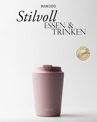 MAMEIDO 350ml Termikus Kávésbögre Rozsdamentes Acél Dupla Falú Hőtartó Powder Blush - 350 ml, Powder Blush. 2