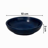 Bol pentru tămâie MaMeMi din steatit – Verde, Ø 10,5 cm, înălțime 3 cm – Pictat manual și ignifug – Vas rotund pentru cărbune, tămâie și plante aromatice 2