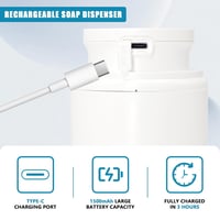 Mamiddle Automatikus Habszappan Adagoló Érzékelős Fehér 300ml 5