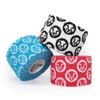 Bandă adezivă pentru haltere Mammal Strength 2.0 Hook Grip Tape – pachet de 3 bucăți, 5 m x 3 cm, fără plastic, bandă premium pentru degetul mare, elastică și ușor de rupt 1