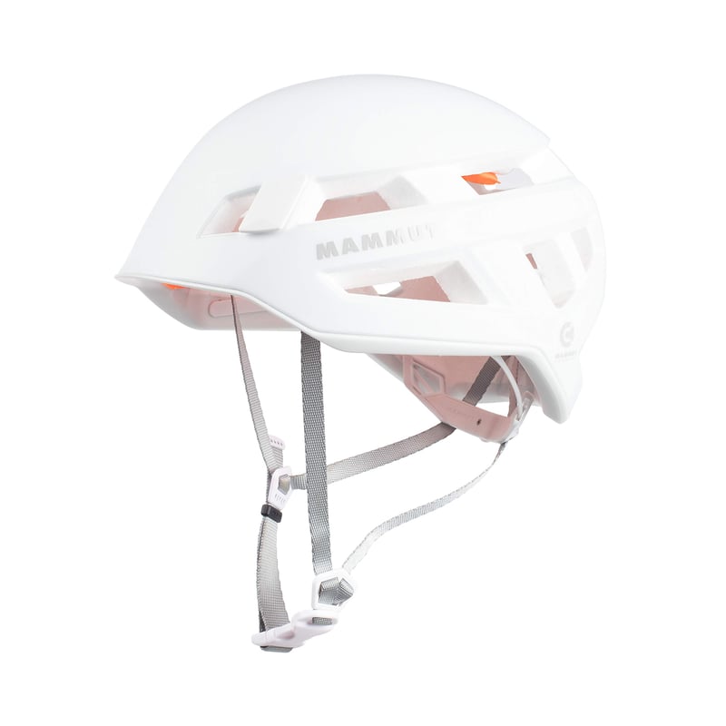 Cască de escaladă unisex Mammut Crag Sender pentru bărbați și femei, albă, circumferință cap 56-61 cm, echipament de alpinism