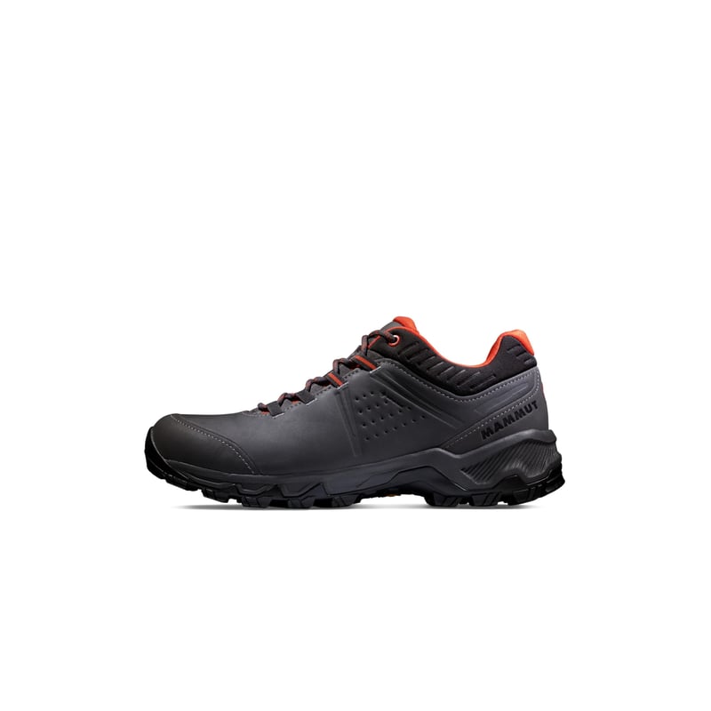 Pantofi de drumeție impermeabili pentru bărbați Mammut Mercury IV Low GTX, Titanium-Hot Red, cu membrană Gore-Tex și talpă Vibram, mărimea 43 1/3 (EU)