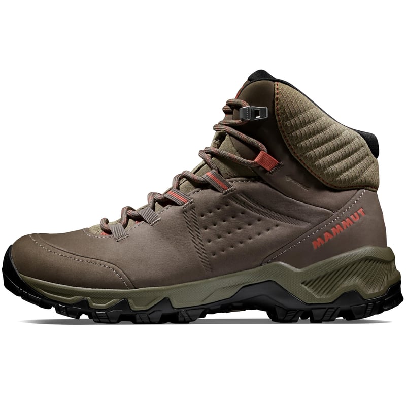 Bocanci de drumeție pentru femei Mammut Nova IV Mid GTX - Încălțăminte trekking alpină impermeabilă cu Gore-Tex - Bungee-Apricot Brandy - mărimea 40 (EU 6.5)
