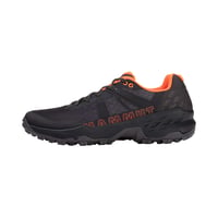 Pánska turistická obuv Mammut Sertig II Low GTX – čierno-jasnooranžová, veľkosť 43 1/3 (EU) – nepremokavá treková a turistická obuv Gore-Tex 1