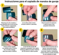 mandos para garaje.com HR Matic Multi 2 univerzális garázskapu távirányító 433-868MHz 3