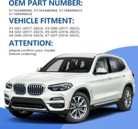 MangWany M Look Sport Tükörfedél BMW X3 X4 X5 X6 X7 G01 G02 G05 G06 G07 Fényes Fekete 5