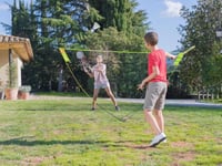 MANJHONG Nylonové bedmintonové košíky pre začiatočníkov a rekreačných hráčov, 6 ks, biele, na vnútorné aj vonkajšie použitie 4