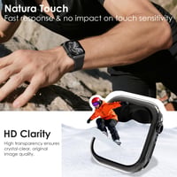 Manlyee Set 4 huse de protecție cu folie pentru Apple Watch Series 11 și Series 10 de 42 mm 3
