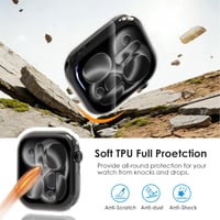 Manlyee Set 4 huse de protecție cu folie pentru Apple Watch Series 11 și Series 10 de 42 mm 2