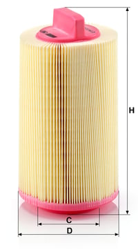 Vzduchový filter MANN-FILTER C 14 114 pre osobné a dodávkové automobily 3