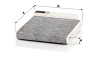 Peľový filter do kabíny MANN-FILTER CUK 1829 s aktívnym uhlím 3