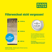 Peľový filter MANN-FILTER CUK 2358 s aktívnym uhlím – Kabínový vzduchový filter pre osobné a dodávkové automobily 5