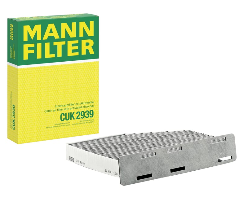 MANN-FILTER CUK 2939 Pollenszűrő Aktív Szénnel – Utastér Levegőszűrő Személyautókhoz