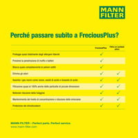 MANN-FILTER FP 26 009 FreciousPlus biologický peľový filter do interiéru 7