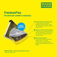 MANN-FILTER FP 26 009 FreciousPlus biologický peľový filter do interiéru 6