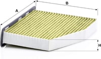 MANN-FILTER FreciousPlus FP 2939 biofunkcionalni peludni filtar za kabinu 2