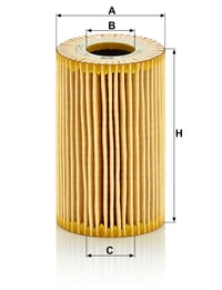 Olejový filter MANN-FILTER HU 7008 Z so súpravou tesnení 3