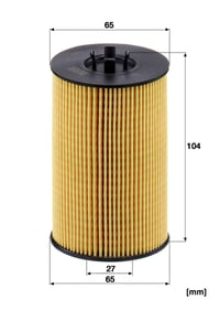 Olejový filter MANN-FILTER HU 7020 Z so súpravou tesnení 3