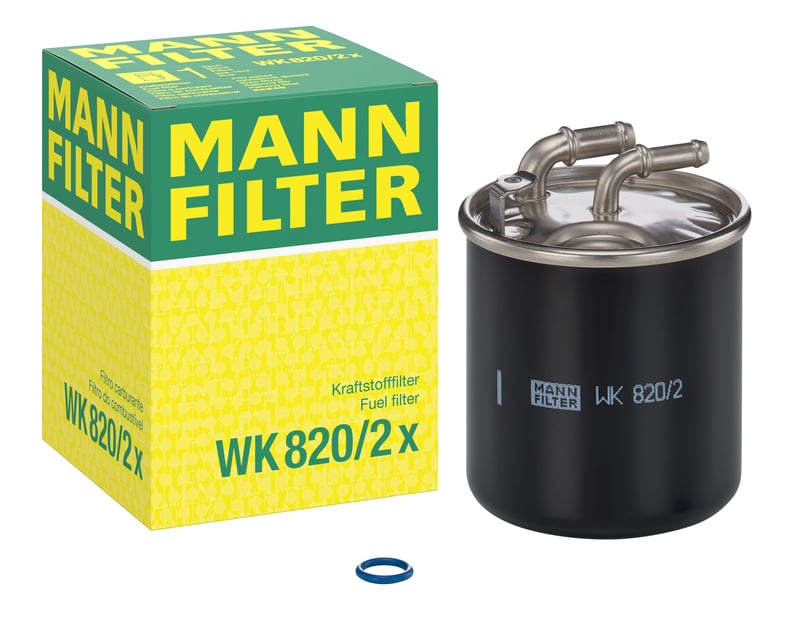Palivový filter MANN-FILTER WK 820/2 X so tesnením – pre osobné a dodávkové automobily