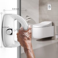 Mannicix Zuhanyzó Fogantyú Szívókoronggal Időseknek Fürdőszobai Kapaszkodó 6
