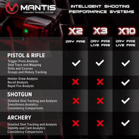 Mantis X10 Elite Lövészeti Teljesítménymérő Rendszer - Valós Idejű Követés, Elemzés és Edzői Tanácsadás iOS/Android Applikációval 7