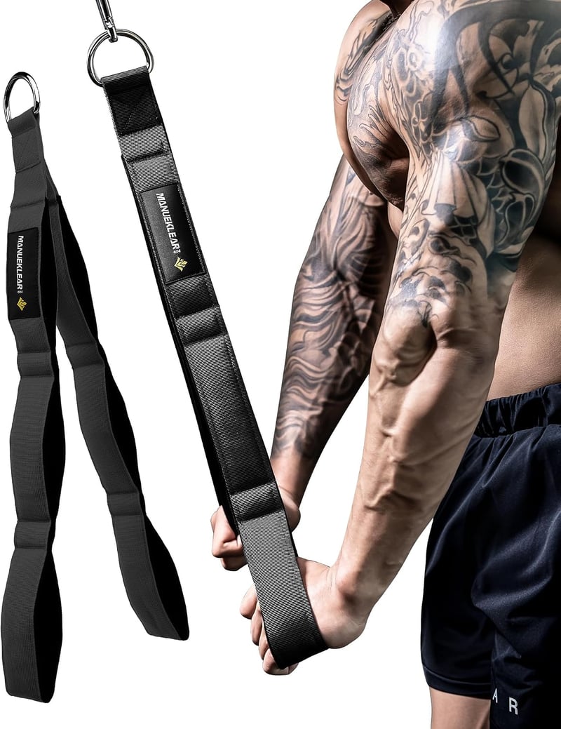 MANUEKLEAR Triceps Kötél Kábel Adapter Nagyobb Mozgástartománnyal