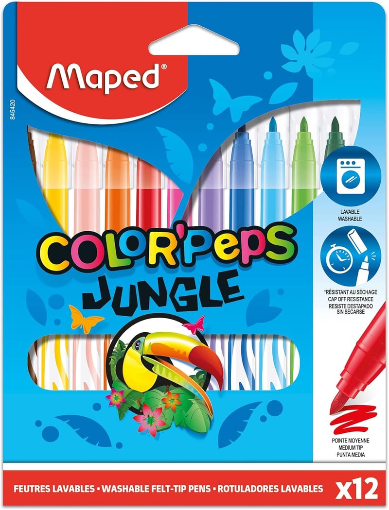 Maped Colour Peps Jungle filctoll szett 12 darabos készlet - x12 box