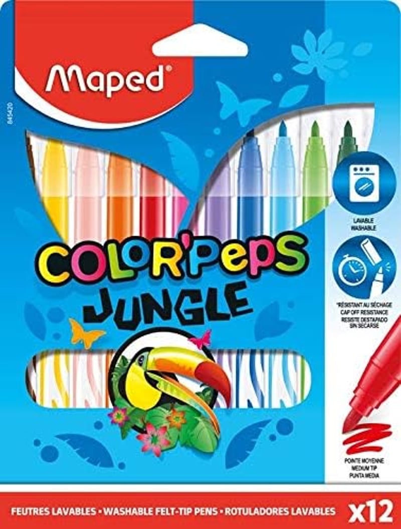 Maped Colour Peps Jungle filctoll szett 12 darabos készlet - x12 box