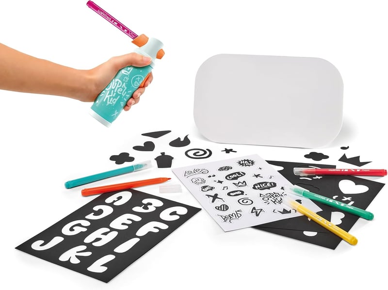 Maped Creative Airbrush Maker 907080 - Gyerek Graffiti Szett 5+ Éves Korig