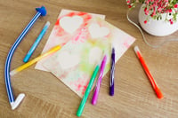 Maped Creativ Blow Pen Art súprava fúkacích fixiek s farebnými fixkami a tryskou, na kreatívne kreslenie pre deti od 5 rokov — 22-dielna súprava 5