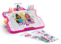 Masă de Desen Luminoasă Maped Creative Lumi'Board Barbie - 250 Motive Barbie, 30 de Coli, de la 5 Ani 3