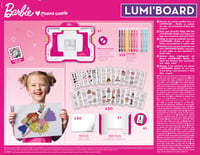 Masă de Desen Luminoasă Maped Creative Lumi'Board Barbie - 250 Motive Barbie, 30 de Coli, de la 5 Ani 4