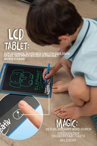 Maped Creative Magic LCD kresliaca tabuľka pre deti 8,5 palca so stylusom, prenosná digitálna tabuľka na kreslenie a tvorenie 5