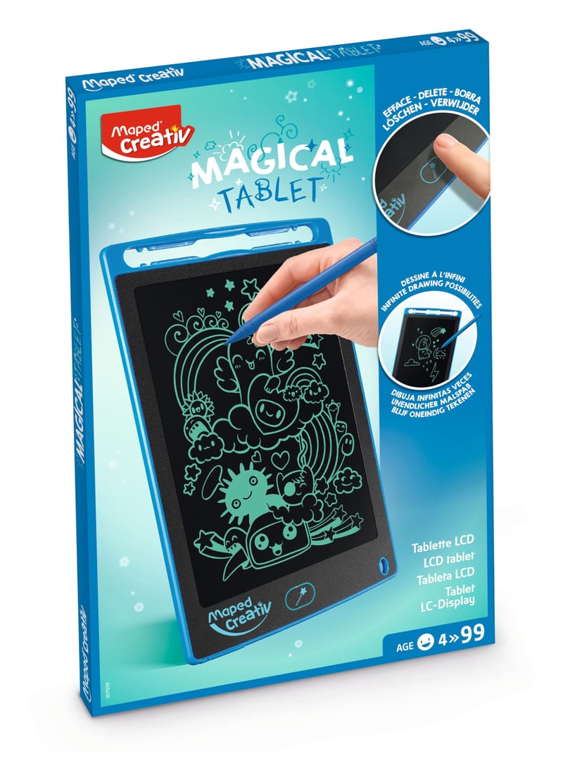 Maped Creative Magic LCD kresliaca tabuľka pre deti 8,5 palca so stylusom, prenosná digitálna tabuľka na kreslenie a tvorenie