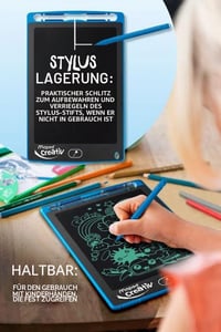Maped Creative Magic LCD kresliaca tabuľka pre deti 8,5 palca so stylusom, prenosná digitálna tabuľka na kreslenie a tvorenie 4