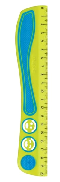 Sada pravítok Maped Kidy'Grip 2 ks – 20 cm + 30 cm pravítko – Protišmykový systém úchopu, ľahko čitateľná stupnica – modrá/zelená 5