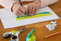 Sada pravítok Maped Kidy'Grip 2 ks – 20 cm + 30 cm pravítko – Protišmykový systém úchopu, ľahko čitateľná stupnica – modrá/zelená 7
